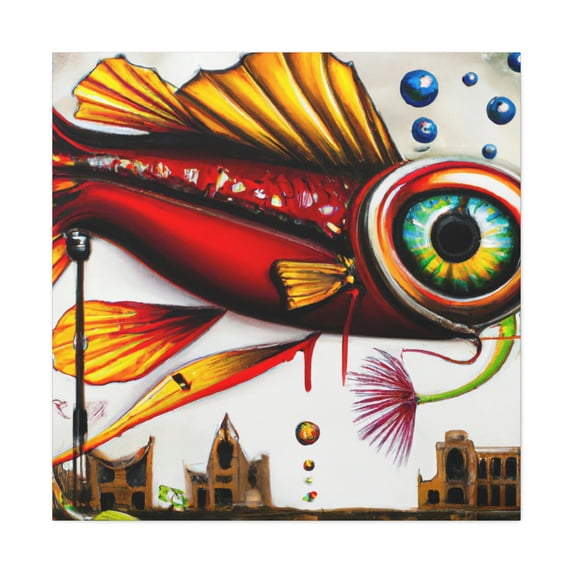Killifish in Moonlight - Canvas