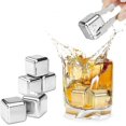 thumbnail image 1 of Pierres à Whisky en Acier Inoxydable, Glaçons Réutilisables pour Whisky, 1 of 5