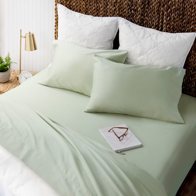 Martha Stewart Emerson 250TC 100 Egyptian Cotton, Sateen Queen Sheet