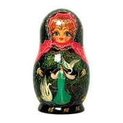 G.Debrekht 130099 Russia Nested Dolls Swan Princess 5 Nest Doll 6.5 in.