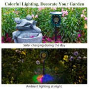 Alarm-Clock Shaped Solar Drip Irrigation System - Indoor/Outdoor Use, Automatic Watering Kit with 2200mAh Battery & Humidity Monitoring for Gardens, Potted Plants