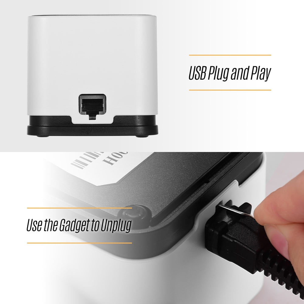 Aibecy 2200 1D/2D/QR Bar Code Scanner CMOS Image Desktop Barcode Reader USB Omnidirectional Screen Barcode Scanner