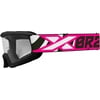 EKS XGrom Youth BMX/MX Offroad Goggles Pink/Black Zebra w/Clear Lens