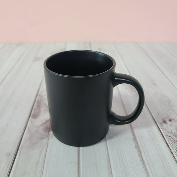 GiderFiver Mugs Black Ceramic Coffee Mug 16 oz (≈325 ml) – Premium Dishwasher & Microwave Safe, Sleek Matte Finish, Ideal for Hot Beverages
