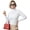 White, variant on Women's Turtleneck Long Sleeve Shirt Slim Fit Thermal Base Layer Tops 1 Pack, Large, Black
