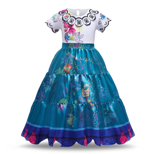 Disfraz de Halloween para niña, disfraz de fantasía para niña de 4, 6, 8 Y 10 años, Vestido de princesa para fiesta de noche de Navidad Fivean unisex