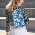 thumbnail image 5 of Fotbe Leaves And Flowers Mochila de Lona con Estampado, Mochila Duradera, Mochila Versátil de Alta Calidad, Mochila Compacta Vintage-Medium, 5 of 5