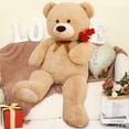 thumbnail image 3 of MorisMos 51'' Giant Teddy Bear Stuffed Animal Soft Big Teddy Bear Plush Toy, 3 of 6