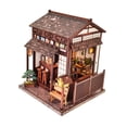 thumbnail image 3 of Kit de Casa en Miniatura DIY, Kits de Casas de Muñecas en Miniatura Creativos para Niños Y Adultos, Regalo único con Casa de Té de Madera Clara, Artes, 3 of 9