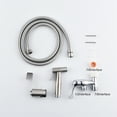 thumbnail image 6 of Tcbosik Bidet Sprayer for Toilet, Handheld Diaper Sprayer Kit, Cloth Diaper Sprayer Set, Easy to Install, Stainless Steel, Sliver, 6 of 10