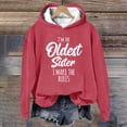 thumbnail image 1 of DPTALR Femmes Rétro Décontracté Manches Longues Sweat-Shirt Tops Blouse, 1 of 3