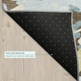 thumbnail image 5 of Addison Rugs Chantille Indoor/Outdoor Transitional Abstract Teal Machine Washable Rectangle Rug, 9' x 12', 5 of 8