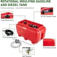 52 Gallon Portable Diesel Tank, Diesel Fuel Tank with 12V Electric Fuel