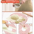 thumbnail image 4 of Extra Large 20x28 inch Silicone Baking Mat with Measurements, Nonstick Pastry Mat for Rolling Dough Cooking Mat Oven Mats Sheet Various Size for Baking Pizza Bread Cakes(20x28 inch, Red), 4 of 6