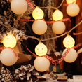 thumbnail image 3 of Christmas Tree LED String Light USB Xmas Hanging Lamp Fairy Light Garland Home Decoration Ornament 2024 New Year Gifts, 3 of 5