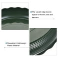 thumbnail image 4 of Uxcell 7" Plastic Wave Round Plant Pot Saucer Flower Drip Tray, Green 6 Pack, 4 of 5
