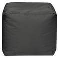 thumbnail image 1 of Gouchee Home Cube Brava Ash Pouf Ottoman – Water-Repellent Cube Bean Bag Footstool with Polystyrene Beads, Lightweight & Portable for Living Room or Dorm, 1 of 9