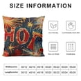 thumbnail image 5 of YINGXI Pillow Covers Boom Y'all Red Blue Throw Pillowcase Cushion Case Decorations for Sofa Couch 24x24in, 5 of 5