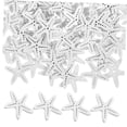 thumbnail image 5 of Wooden Sea Star Decor Accessories for Home Desk Wall 100pcs Ocean Theme White Wooden Ornaments, 5 of 8