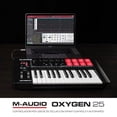 thumbnail image 3 of M-Audio Oxygen 25 V - Teclado controlador MIDI USB de 25 teclas con Beat Pads, modos Smart Chord y S, 3 of 15