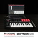 thumbnail image 3 of M-Audio Oxygen 25 V - Teclado controlador MIDI USB de 25 teclas con Beat Pads, modos Smart Chord y S, 3 of 15