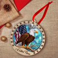 thumbnail image 4 of Hawk Christmas Ornament, JocideaS Hawk Ornaments for Christmas Tree, Hawk Decor, Hawk Lovers, Bird Gift Ideas, Bird Christmas Ornaments MXdi3d (Hawk-s113), 4 of 5