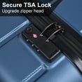 thumbnail image 2 of 3 Piece Hardshell Luggage Set Lightweight Suitcase with TSA Lock Spinner Wheels 20in/24in/28in(Dark Blue), 2 of 7