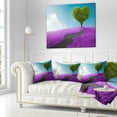 thumbnail image 3 of Designart Heart Tree Abstract - Abstract Throw Pillow - 16x16, 3 of 5