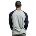 thumbnail image 2 of Ventana Men's Baseball Tee Long Sleeve Raglan Jersey Shirt, 2 of 4