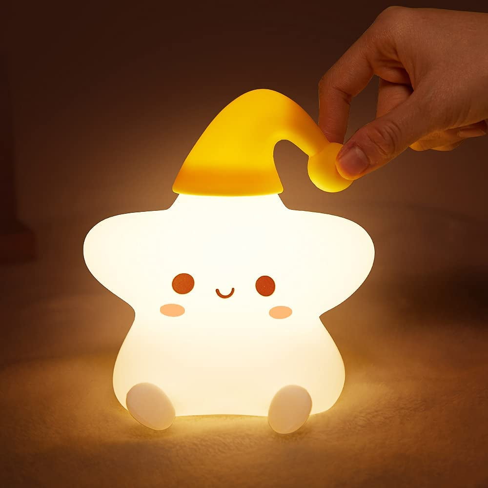 Cute Mini Rainbow LED Night Light Lamp For Baby Kids Nursery Wall Decor Gift 