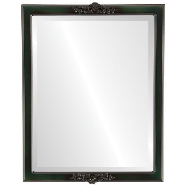 Athena Framed Mirror - Hunter Green