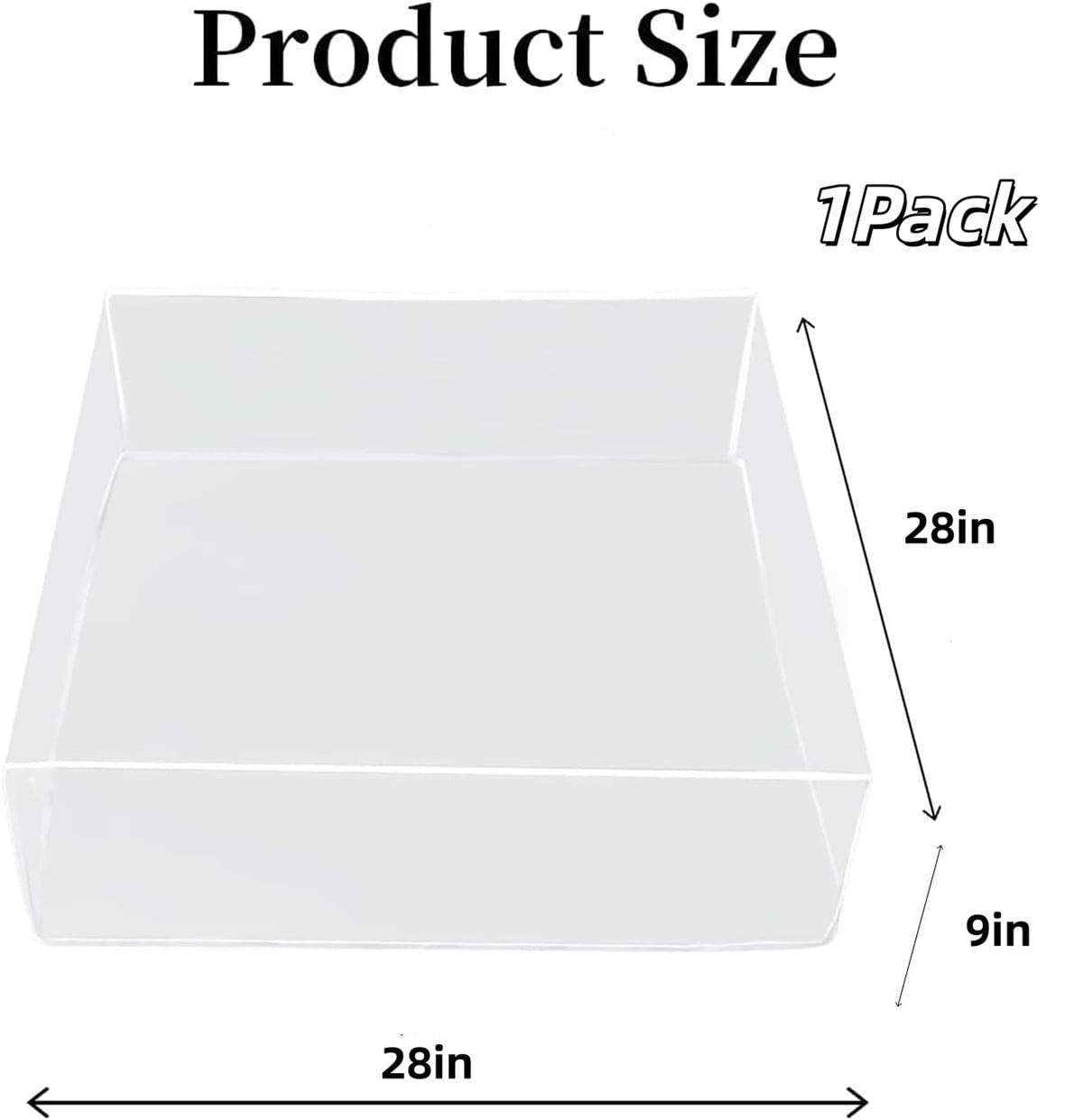 Plastic Sofa Seat Cushion Cover,1pack Plastic Cushion Cover Replacement,28x28x9 Inch Waterproof Sofa Protector for Home,Office
