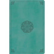 CROSSWAY ESV Value Compact Bible (Trutone, Turquoise, Emblem Design) (Hardcover)