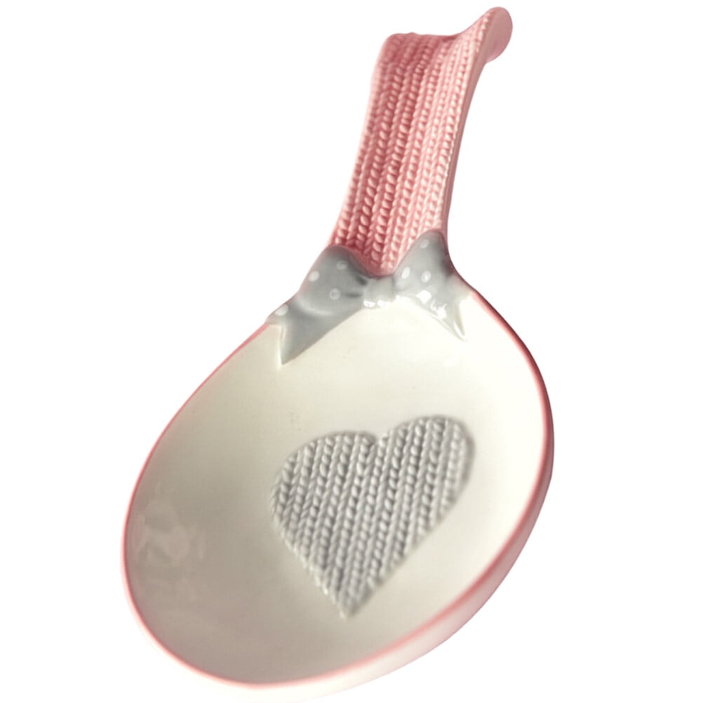 HOOWIFFY Ceramic Spoon Rest Set for Kitchen Utensils - , Easy to Clean, Assorted Colors, Holder