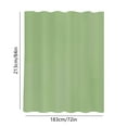 thumbnail image 3 of Xihbxyly Cortina de Ducha de Lunares, Diseño de Doble Cara En Color Liso, Impermeable, Decoración de Baño, Fácil de Limpiar, Separación Entre Húmedo y Seco, 213 X 183 Cm, Blanco, Gris, Azul y Verde., 3 of 6