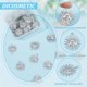 thumbnail image 4 of 60Pcs Sun Face Charms Sun Charm Celestial Sun Charms Smiling Sun Face Charm Stainless Steel Pendant Charms Dangle Charms Supplies for Necklace DIY Making Supplies Hole: 1.2mm, 4 of 5