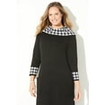 thumbnail image 4 of Catherines Women's Plus Size Cowl Neck Sweater Dress, 4 of 4