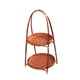 thumbnail image 2 of Cesta de frutas tejida de bambú, organizador de cesta de pan, cesta decorativa para comida, cesta de almacenamiento de bambú rústica, almacenamiento d 2 capas 38cmx22cm, 2 of 9