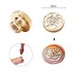thumbnail image 5 of Cabezal de sello de bricolaje sobre cabeza de sello decorativa en relieve para invitaciones de boda (K), 5 of 9