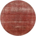 thumbnail image 1 of Ahgly Company Machine Washable Indoor Round Industrial Modern Orange Area Rugs, 3' Round, 1 of 7