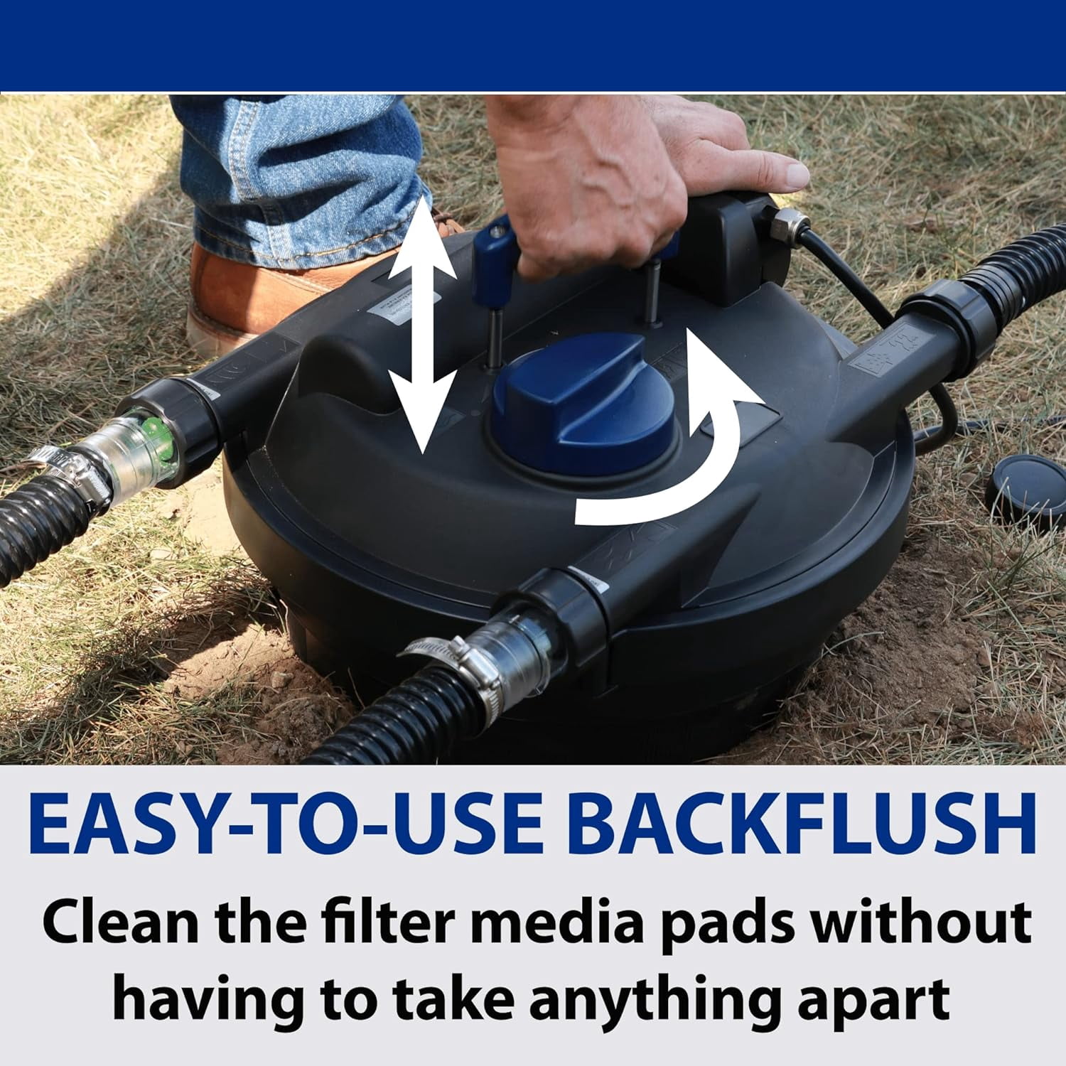 The Pond Guy AllClear G2 Pressure Filter & Ultraviolet Light Clarifier - Thumbnail 3