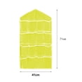 thumbnail image 6 of opvise Hanging Storage Bag 16 Pockets Space Saving Polyester Behind Door Underwear Hanging Bag C, 6 of 8