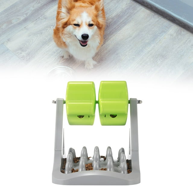 Treat Pet Slow Feeder Dispensador Interactivo De Comida Para Perros ABS Para Bocadillos Rodantes Y Que Caen