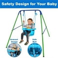 2in1 Toddler Swing Set and Baby Jumper for Backyard Outdoor Indoor