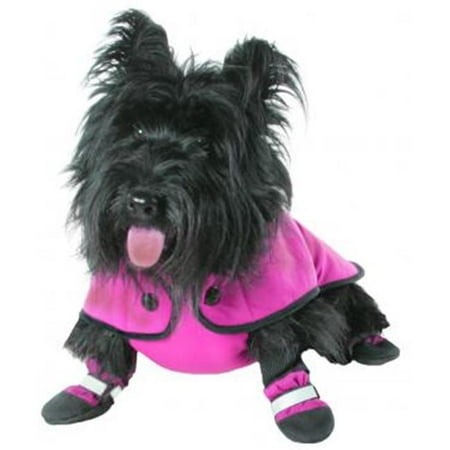 Muttluks BL16PI 3-Layer Belted Winter Dog Coat - Size 16, Pink