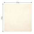 thumbnail image 6 of Unique Bargains 12Pcs Cotton Washable Reusable Cloth Napkins Beige 17x17inch, 6 of 6