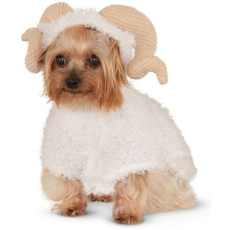 White Mountain Goat Ram For Pet Dog Costume