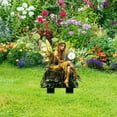 thumbnail image 7 of Fairy Garden Stake Decor, Fairy with Night Moon Statue Decoration, Acrylic 2D Fairy Stake, Fairy Garden Accessories for Outdoor Indoor Yard Lawn Pot Plants,A, 7 of 7