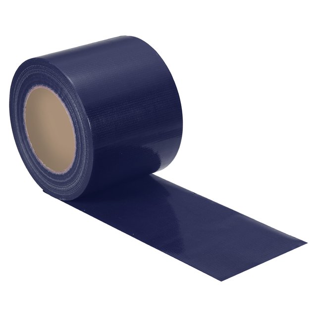 Uxcell Ruban Gaffer 4 Po x 55 Verges, Ruban de Sol Gaffer Imperméable Sans Résidu Non Réfléchissant Facile à Déchirer, Bleu Marine