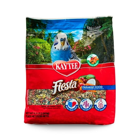 UPC: 0071859426402 | Kaytee Fiesta Parakeet Food 4.5 lb  Fortified Gourmet Diet